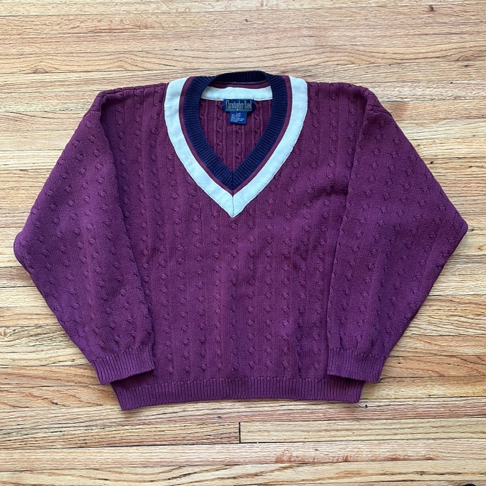 Vintage Chrisopher Rand Sweater / Large / 90s